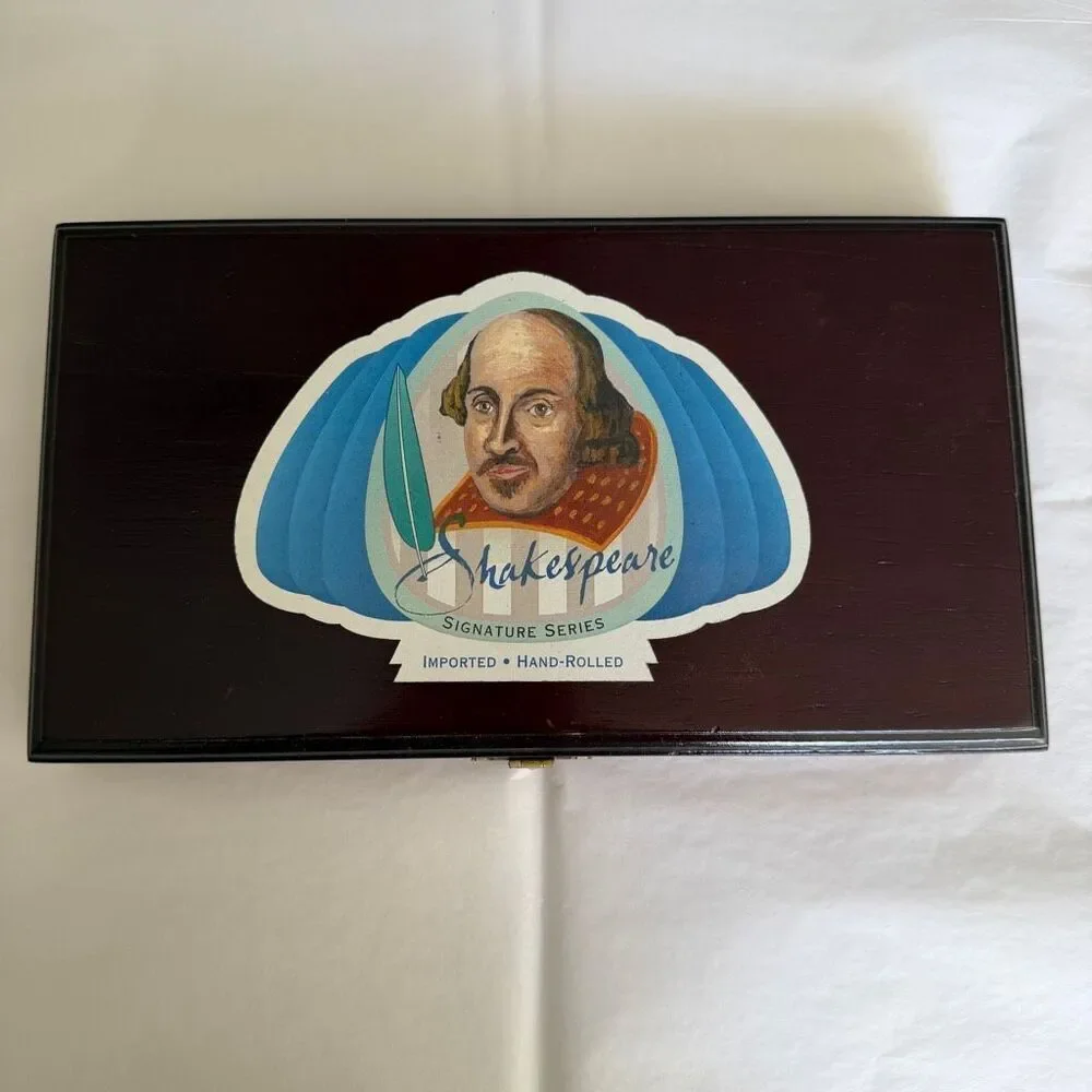 Shakespeare Signature Series Empty Cigar Box